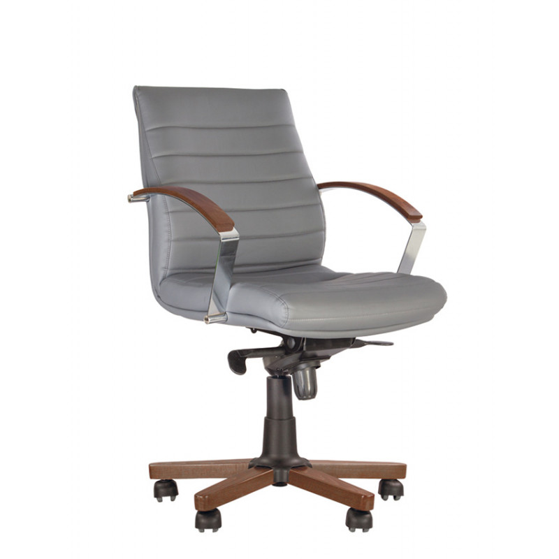 Шкіряне крісло для директора Iris (Ірис) Wood EX LB Multiblock LE